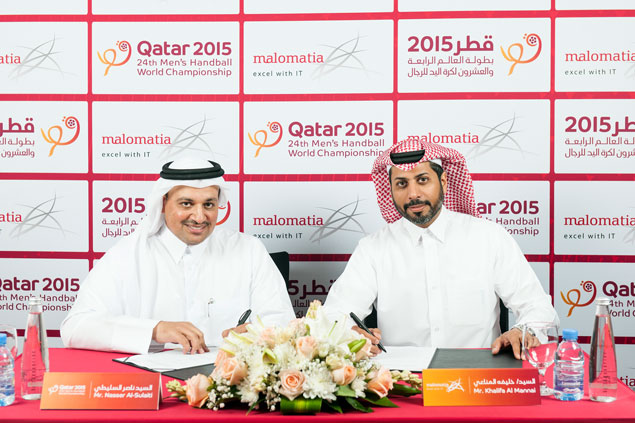 اللجنة المنظمة لبطولة قطر 2015 تعلن عن انضمام شركة معلوماتية كشريك للأعمال