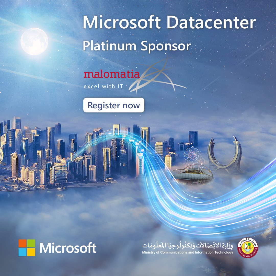malomatia the Platinum Sponsor for the Microsoft Data Center Launch  Ceremony